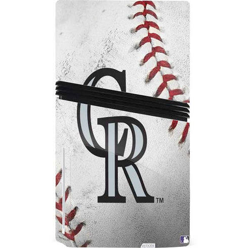 MLB Colorado Rockies Game Ball PS5 Pro Disk Bundle  Skin
